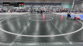 49 lbs Round Of 16 - Kai Fusco, Sandpoint Legacy Wrestling Club vs Weston Molinaro, Rising Sun Wrestling Club