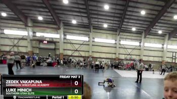 46 lbs Semifinal - Luke Minich, Southern Utah Elite vs Zedek Vakapuna, Sanderson Wrestling Academy