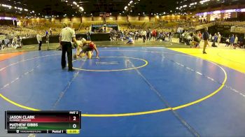 175 lbs Cons. Round 2 - Jason Clark, Flowery Branch vs Mathew Gibbs, West Laurens