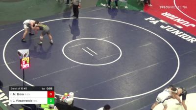 192 lbs Consi Of 16 #2 - Mason Brink, Glendale vs Christian Vizcarrondo, Philadelphia