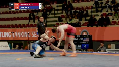 97 kg Bronze - Kyle Snyder, USA vs Dato Piruzashvili, GEO