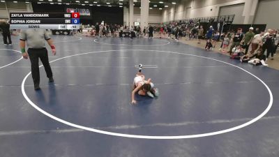 46.3-50.2 lbs Semis - Sophia Jordan, Simley Wrestling Club vs Zayla Vandermark, Viking Wrestling Club (IA)
