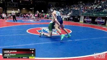 3A-165 lbs Quarterfinal - Jacob Pasley, Adairsville vs Layne Vaughn, Gordon Lee