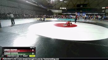 96 lbs Quarterfinal - Josiah Deonigi, Mat Demon Wrestling Club vs Parker Kooken, Anacortes Hawkeyes Wrestling Club