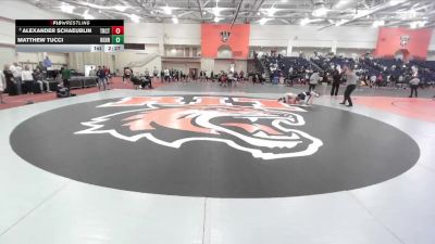 125 lbs Champ. Round 2 - Alexander Schaeublin, Trinity (CT) vs Matthew Tucci, Penn State Behrend