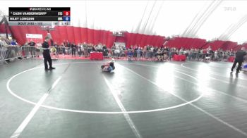 100 lbs 3rd Place Match - Cash Vanderwerff, B.A.M. Training Center vs Riley Longdin, Askren Wrestling Academy