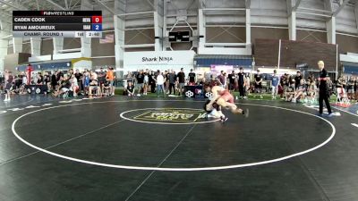 144 lbs Champ. Round 1 - Caden Cook, Nevada vs Ryan Amoureux, Idaho