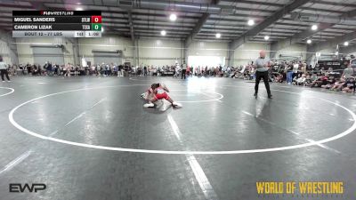 77 lbs Round Of 32 - Miguel Sanders, Stl Warriors vs Cameron Lizak, Texas Select Wrestling Club