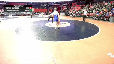 1A 165 lbs Cons. Round 2 - Casey Etheridge, Princeton vs Abram Davidson, Tolono (Unity)