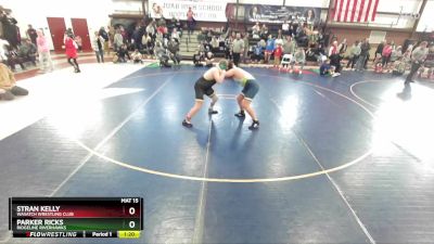 190 lbs Quarterfinal - Stran Kelly, Wasatch Wrestling Club vs Parker Ricks, Ridgeline Riverhawks