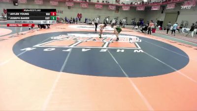 174 lbs Quarterfinal - Jaylen Young, Wabash vs Joseph Baker, Castleton