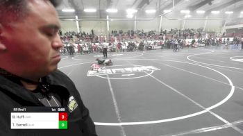 37 lbs Rr Rnd 1 - Briggston Huff, LaVeta Raptors vs Tannen Yarnell, Olathe