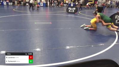 110 lbs Rr Rnd 1 - Bryce Lorenzo, Shwa vs Ezra Turkovich, Orchard W.C.