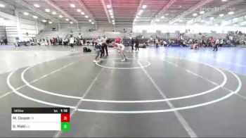 145 lbs Round Of 16 - Maurice Cooper, RI vs Gabe Maki, KS