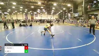 90 lbs Consi Of 16 #1 - Trey Kromer, OH vs Emerson Hill, GA