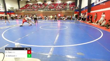 140 lbs Semifinal - Gage Pope, Verdigris vs Andyn Hathcock, Sand Springs HS