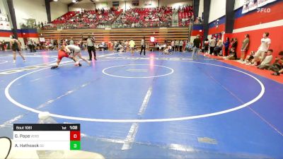 140 lbs Semifinal - Gage Pope, Verdigris vs Andyn Hathcock, Sand Springs HS