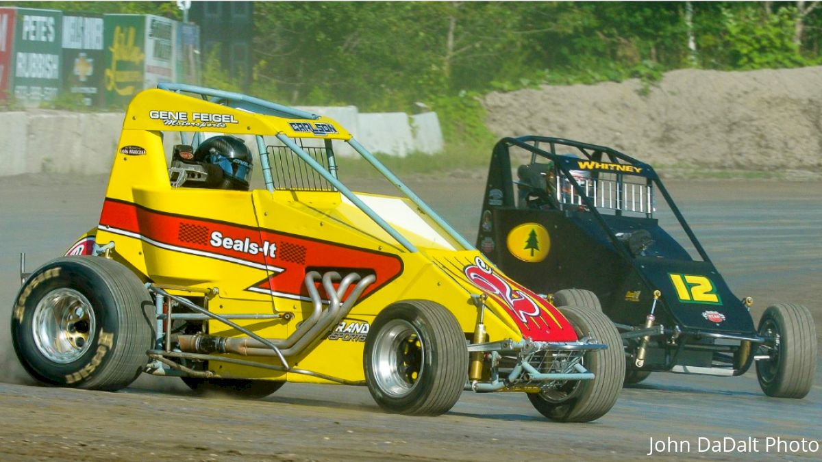 USAC Speed2 Midgets Sling Dirt in IL & VT