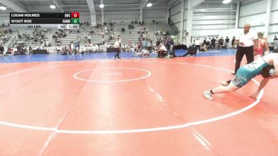 182 lbs Rr Rnd 2 - Logan Holmes, Doughboy Black - HSB vs Wyatt Roe, Hammer Wrestling Club - HSB