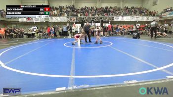 67 lbs Consi Of 8 #2 - JAck Kilgore, Eufaula Ironheads Wrestling Club vs Drake Lear, Fort Gibson Youth Wrestling