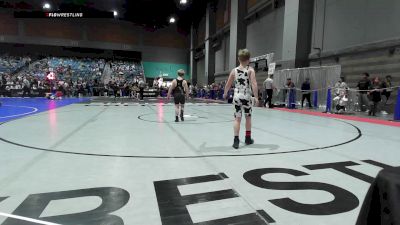 85 lbs Consi Of 8 #1 - Maverick Vallotton, RTD vs Kayson Shamhart, Klamath Basin Warriors