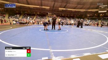 140 lbs Rr Rnd 1 - Macen Travis, Heat vs Malachi Desirey, Tulsa Blue T Panthers