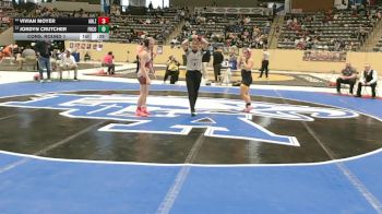 132 lbs Cons. Round 1 - Vivian Moyer, Ashland Blazer vs Jordyn Crutcher, Franklin County
