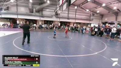 95 lbs Semifinal - Marcelo Ybarra, Texas Style Wrestling Club vs Ellison Kelly, Cornerstone Warriors Wrestling Club