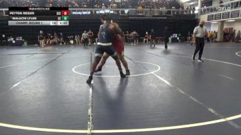 285 lbs Champ. Round 1 - Malachi Lyles, Cerritos College vs Peyton Reiser, Sacramento City College