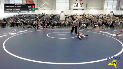 47 lbs Cons. Semi - Zaidyn Stewart, Club Not Listed vs Matthias Ellis Iii, Purple Eagles Wrestling Academy