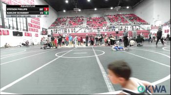 40 lbs Consolation - Stetson Phillips, Smith Wrestling Academy vs Barlow Schubert, Chandler Takedown Club