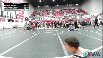 40 lbs Consolation - Stetson Phillips, Smith Wrestling Academy vs Barlow Schubert, Chandler Takedown Club