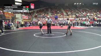 126 lbs Champ. Round 1 - Cale Wills, Augusta vs Hayden Kalivoda, Clay Center Community Hs