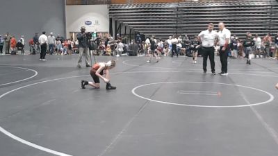 76 lbs Round 2 (8 Team) - Tate Bauer, Crossroads Wrestling vs Braylon Cayton, Trojan Wrestling