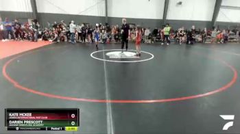 67 lbs Round 2 - Kate McKee, Askeo International Mat Club vs Darien Prescott, Ascend Wrestling Academy