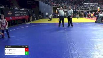 50 lbs Rr Rnd 2 - Kai Hughes, Nebraska Boyz vs Cruz Urioste, Genesee County Vandals