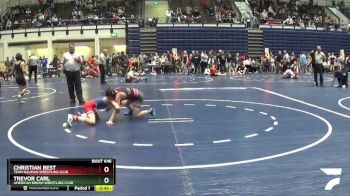 100 lbs Semifinal - Trevor Carl, American Dream Wrestling Club vs Christian Best, Team Nauman Wrestling Club