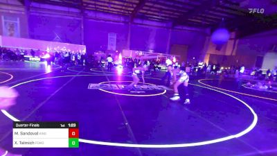 78 lbs Quarterfinal - Malakai Sandoval, Kingdom WC vs Xavier Talmich, Pomona Elite