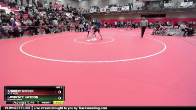 165 lbs Quarterfinal - Lawrence Jackson, Gonzaga Prep vs Andrew Snyder, W. F. West