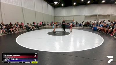 92 lbs Round 1 (8 Team) - Morgan Hyland, Pennsylvania vs Scout Phillips, Ohio