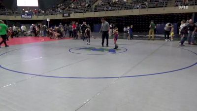 44 lbs 5th Place - Tyson Wise, York vs Greyson Augustine, Danville