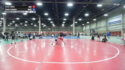 75 lbs Rr Rnd 7 - Cole Lebec, South Hills Wrestling Academy - BK8 vs John Cambra, Mat Assassins - BK8