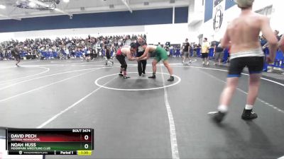 285 lbs Semifinal - Noah Huss, Moorpark Wrestling Club vs David Pech, Artesia Highschool