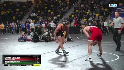 197 lbs Quarterfinal - Tyler Mousaw, VMI vs Wyatt Voelker, Northern Iowa