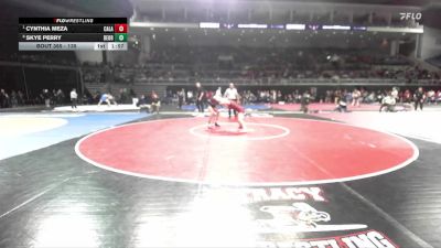 135 lbs Quarterfinal - Cynthia Meza, Calaveras vs Skye Perry, Del Oro