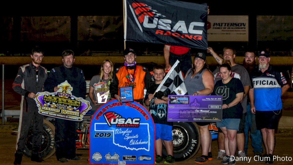 Wilson the King of Monarch USAC WSO Debut