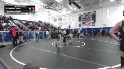 170 lbs Quarterfinal - Samantha Ortiz, Cerritos vs Valeria Alsonso, Aliso Niguel