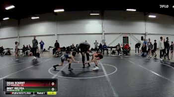 72 lbs Round 1 (4 Team) - Dean Eckert, Mat Warriors vs Bret Relyea, Brawler Elite