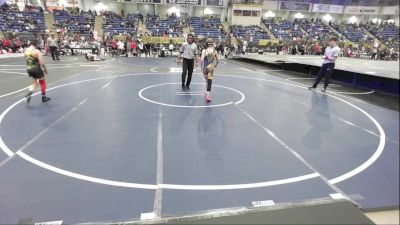 100 lbs Semifinal - Andrew Kisner, Wellington Eagles vs Romolo Lopez, Montrose Elite