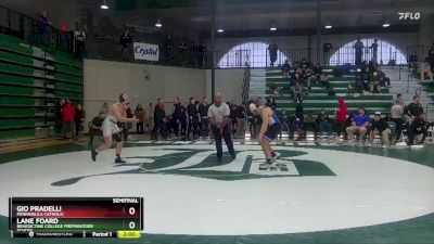165 lbs Semifinal - Lane Foard, Benedictine College Preparatory School vs Gio Pradelli, Penninsula Catholic